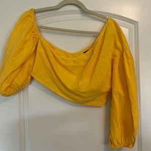 One Shoulder Crop Top